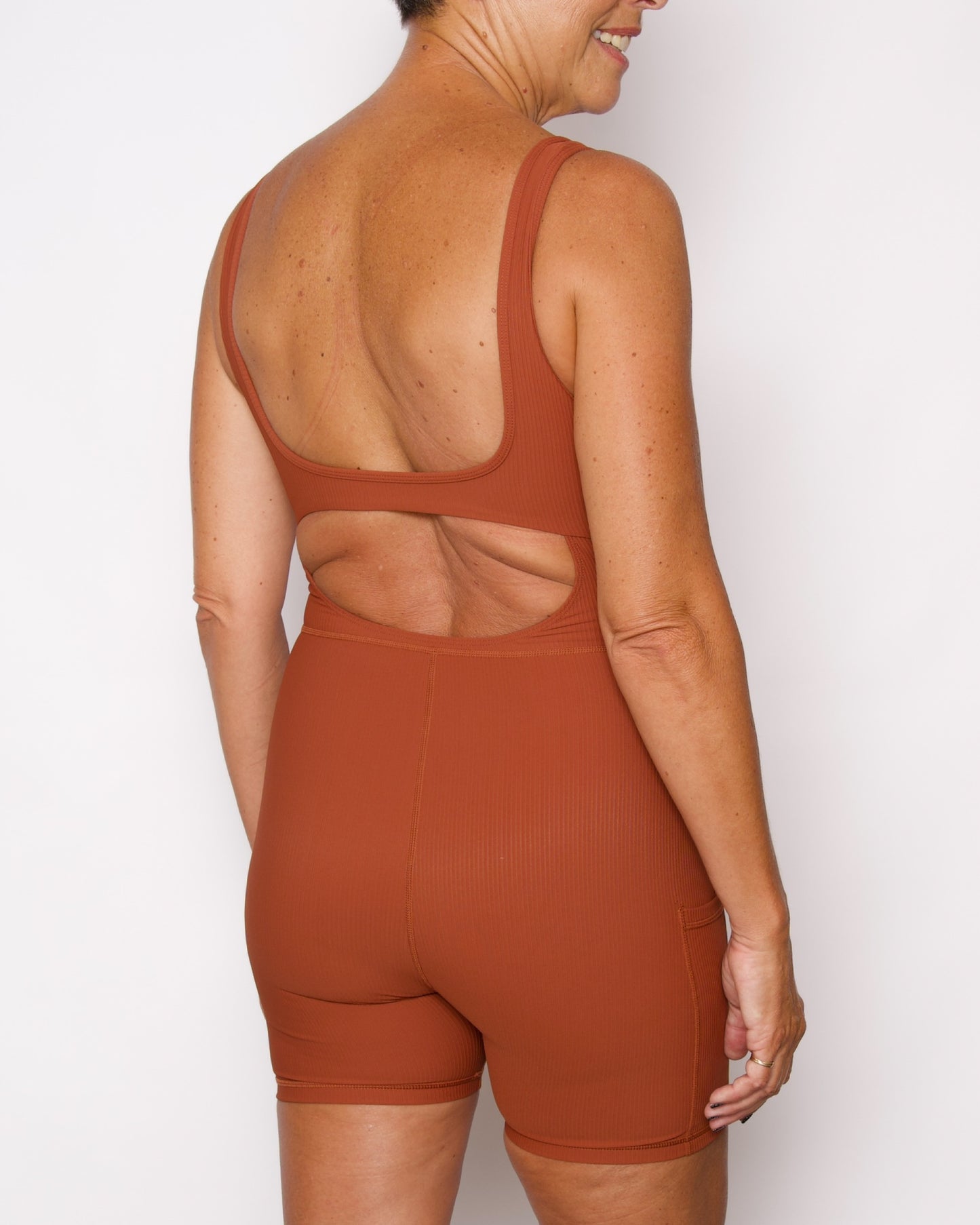 Aura Jumpsuit in Rust