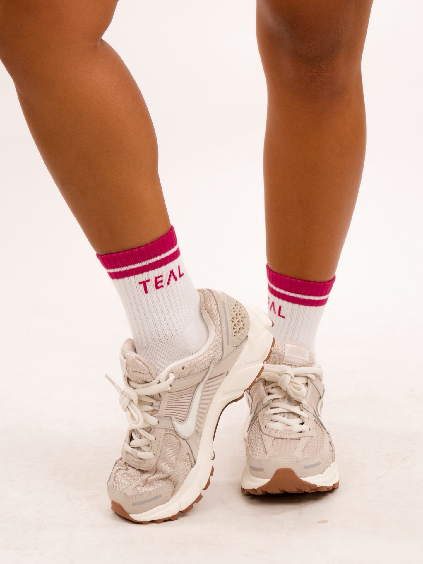 Limited Edition: TEAL x Fighting Eel Striped Crew Sock