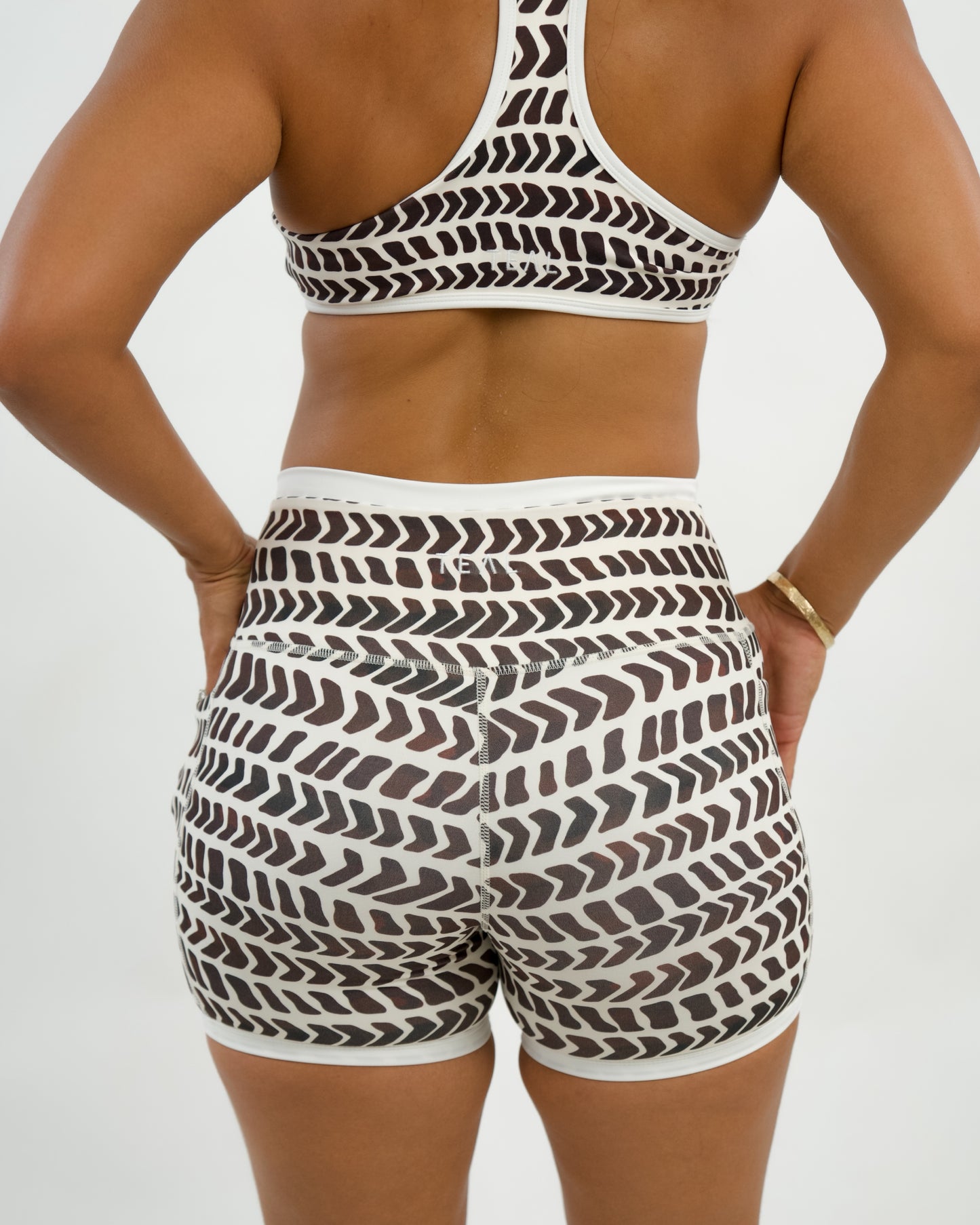 Essential 4.5" Biker Short in Hebrew