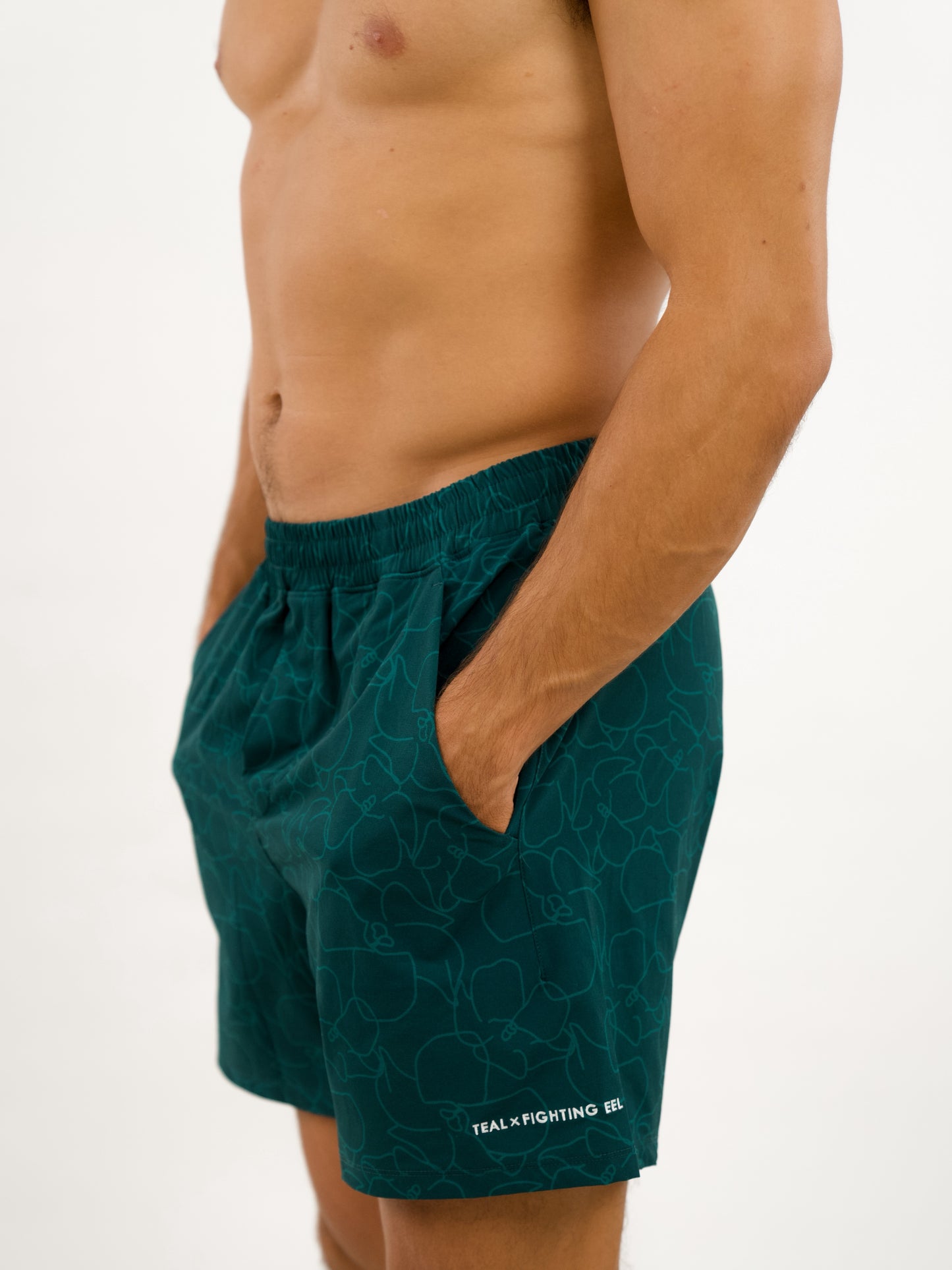Luxe Hybrid 6” Men's Shorts in Pretty Pua Bondi