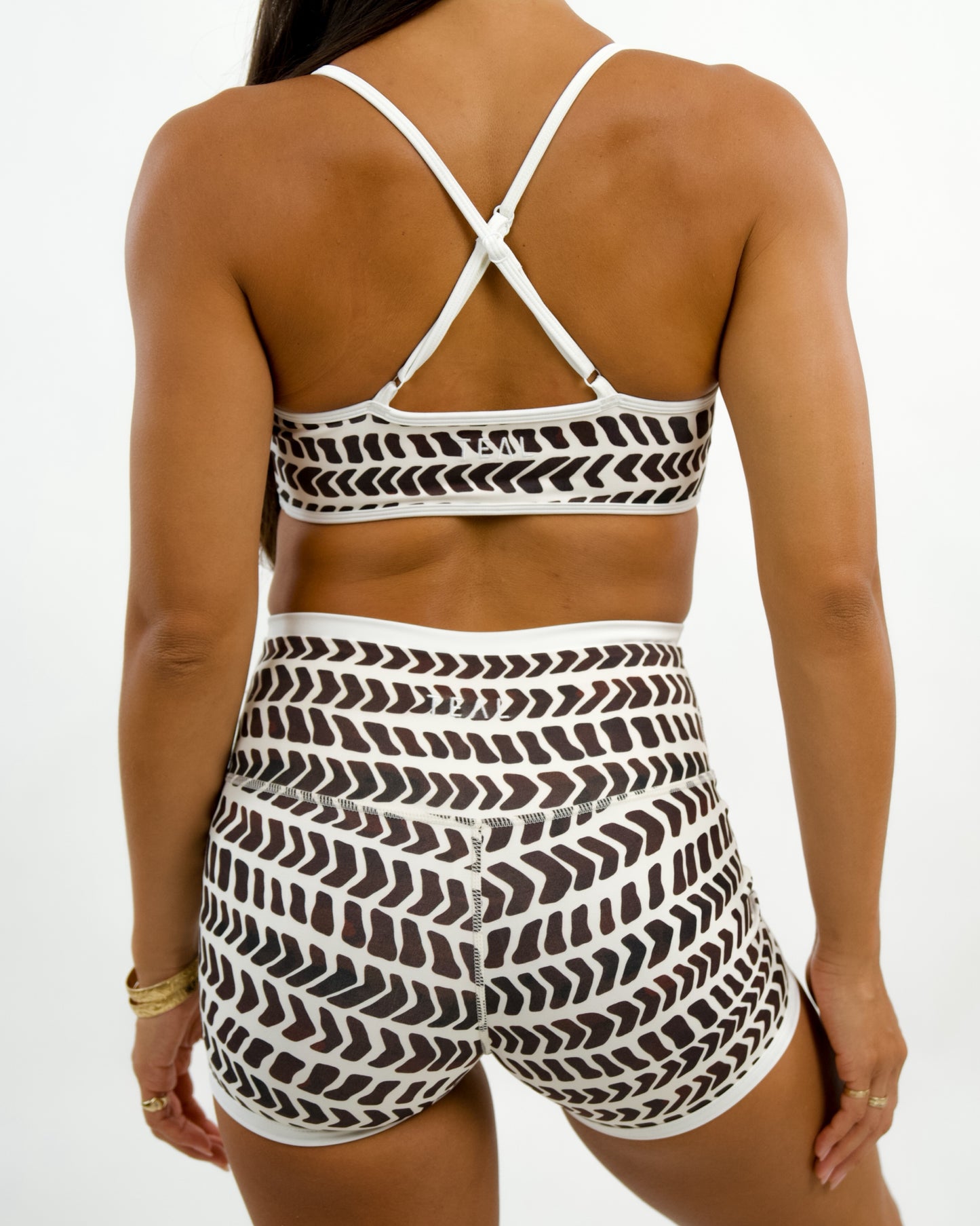 Cross Back Bra Top in Hebrew