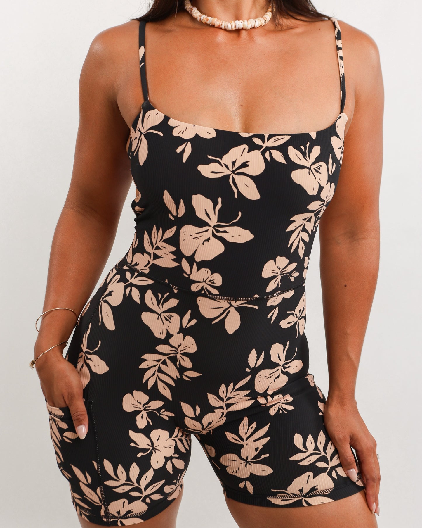 Kayla Jumpsuit in Okika Black