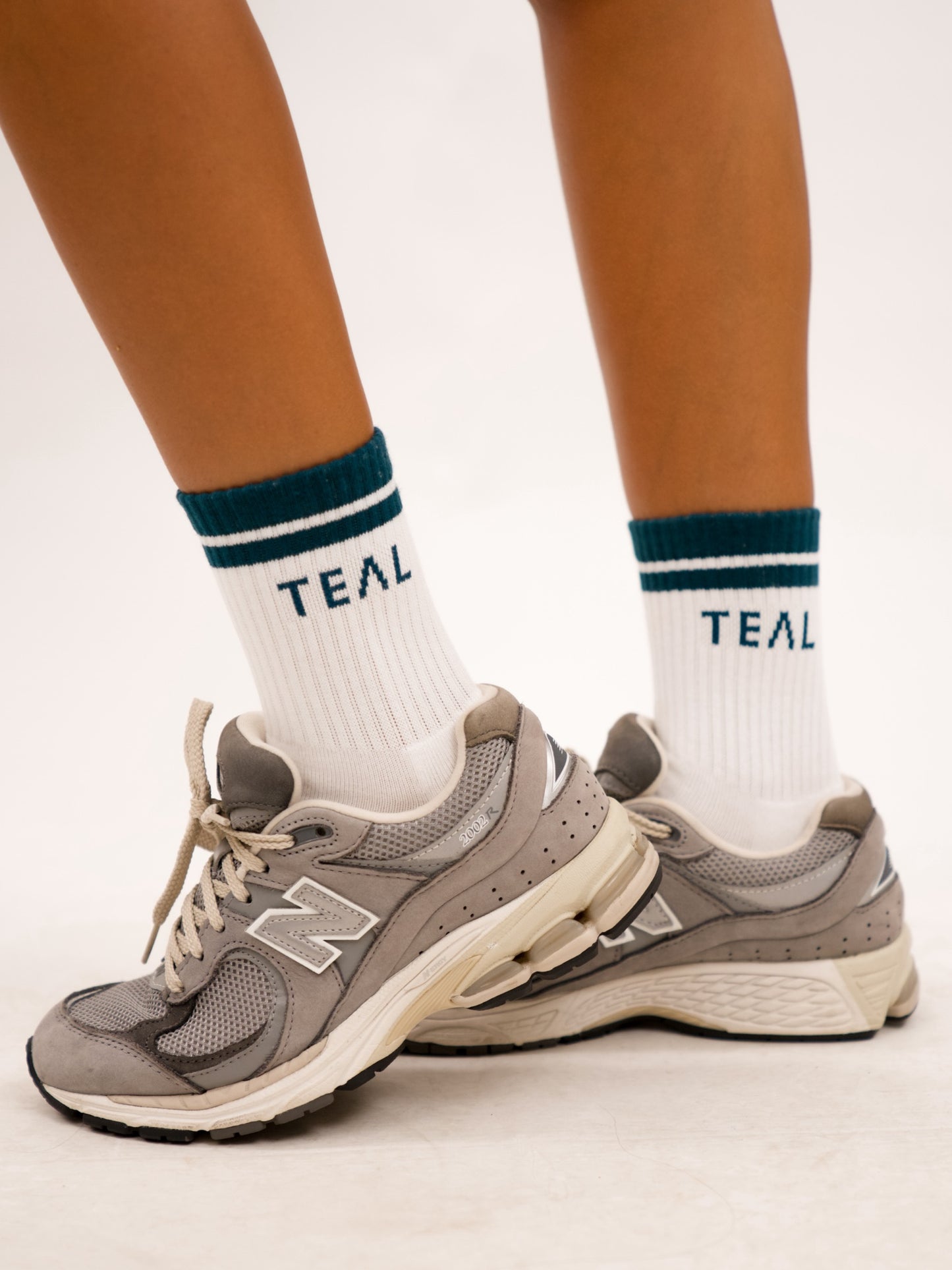 Limited Edition: TEAL x Fighting Eel Striped Crew Sock