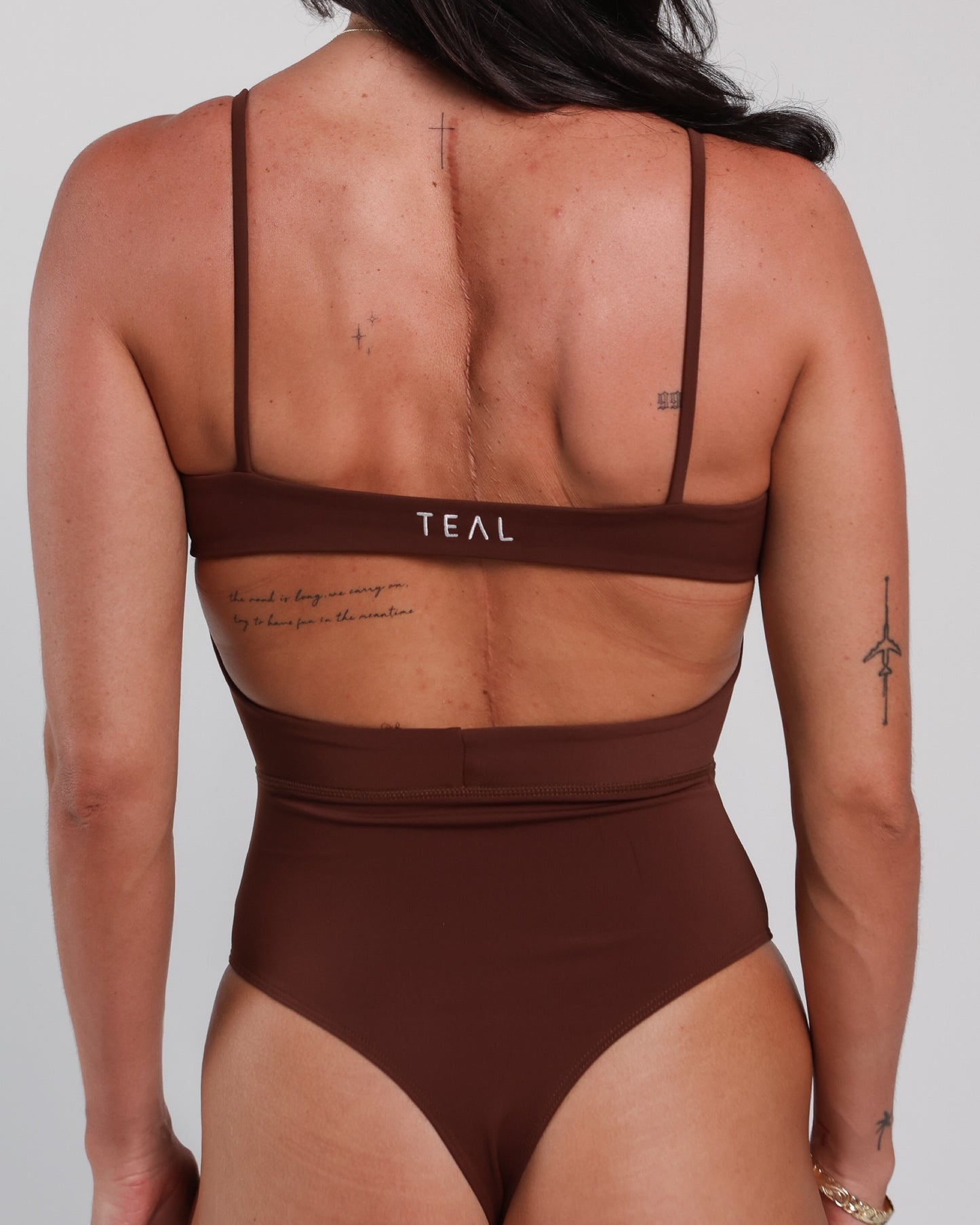 Kayla Bodysuit in Mocha
