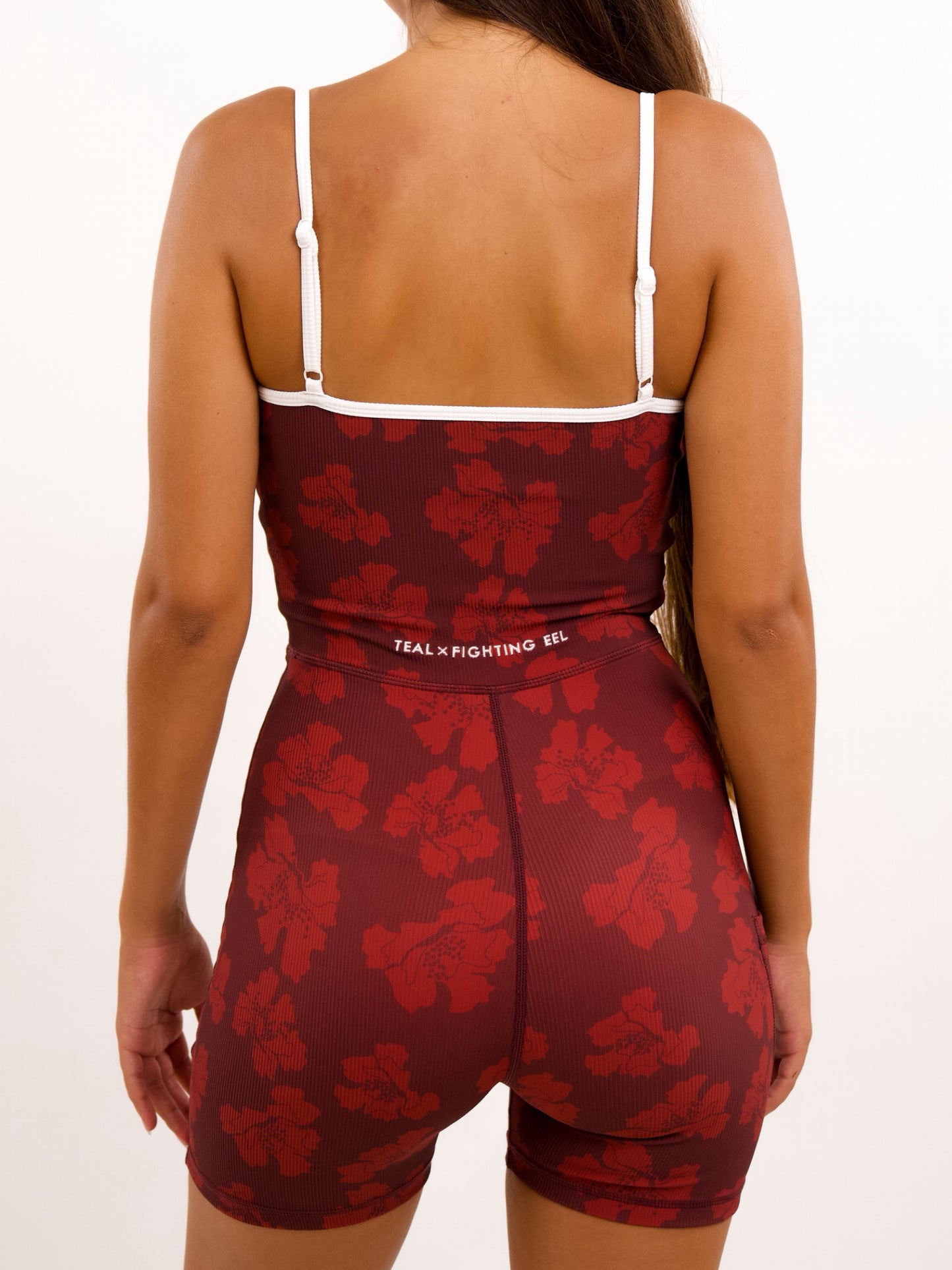 Kayla 2.0 Jumpsuit in Orchid Dot Porto w/ Trim
